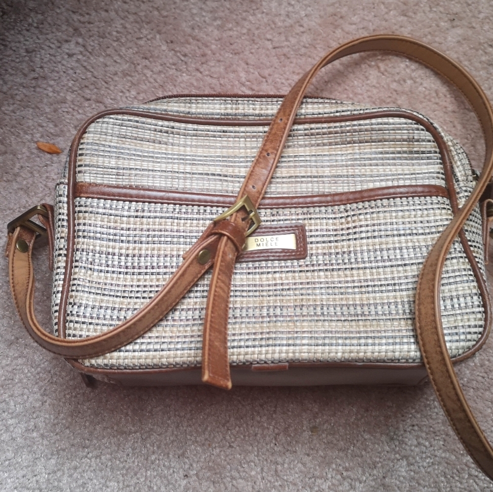 Vintage Dolce Miele Straw Purse